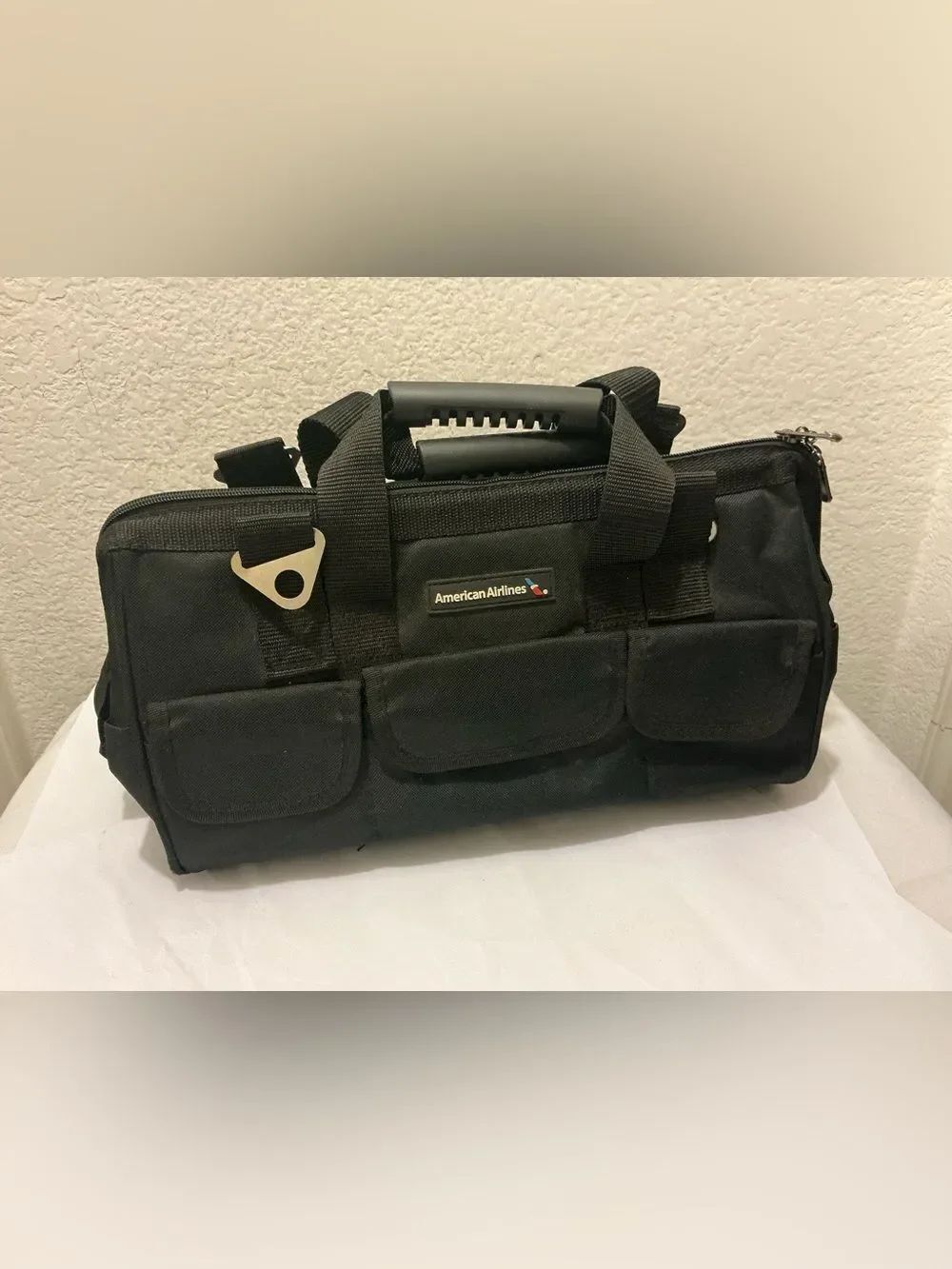 New American Airlines utility bag Black Men’s Travel Tool Bag